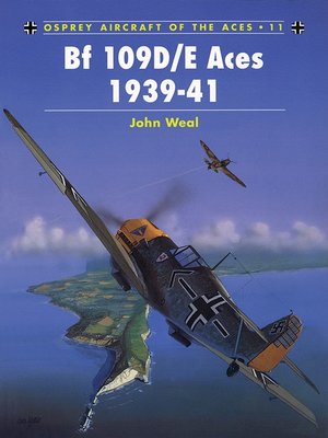 cover image of Bf 109D/E Aces 1939-41